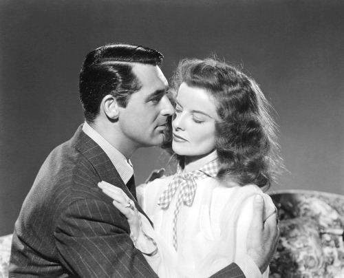 Cary Grant and Katharine Hepburn in a publicity photo for The Philadelphia Story, 1940