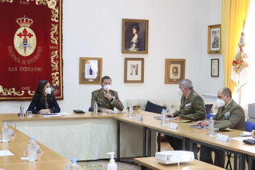 February 18, 2022: Queen Letizia chaired a work meeting on the occasion of the 150th anniversary of 