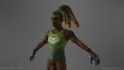 vgerotica: Lewd Lucio model release MEGA Contains: Semi-nude Lucio FBX with repainted 4K PBR textures (for clothes) Face rig via bones Quad topology Note: Color correct textures for your render engine before use. Based on   Shaotek’s Fit Male. Patreon
