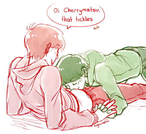 highvimatsu:  smooch the squish(there’s not enough cute lovey osochoro so i had to fix that)