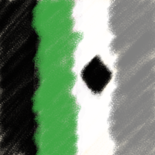 aroaesflags:Crayon demiromantic and demisexual, flags