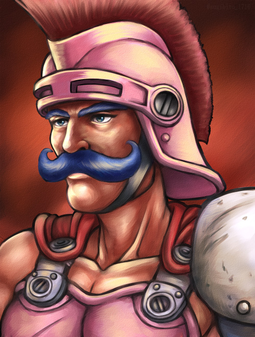  I drew Ragnar McRyan of Dragon Quest. 