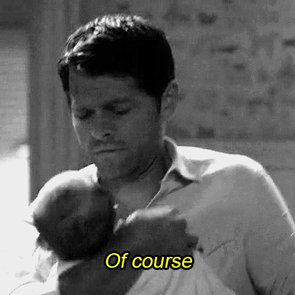 cityoftimelordsandhunters:  AU: Cas goes back in time to visit Mary and her infant