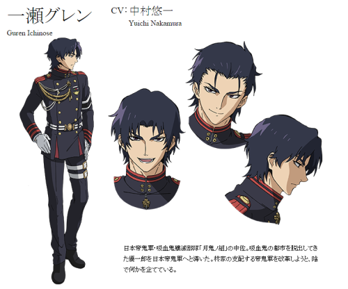Sex elieblue:Owari no Seraph - Characters pictures