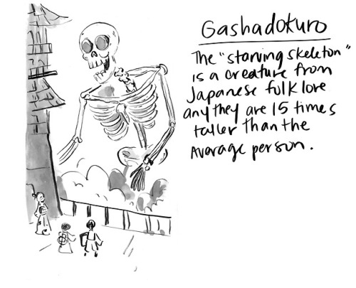 Here’s another one!  the Gashadokuro!! 