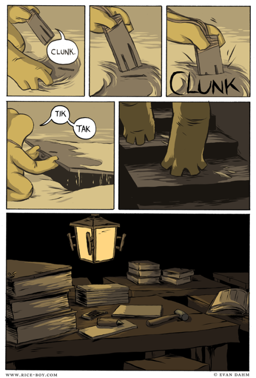 evandahm:Posted the last part of “The Thinker,” a comic I started in 2011. Whole thing i