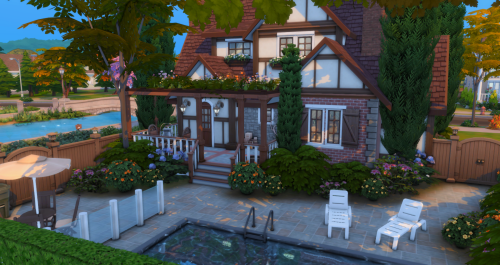 ariafaeyt:45 Courtyard Lane, Base Game Family Home - No CC ‍‍‍Hi everyone, I hope you’ve had a great