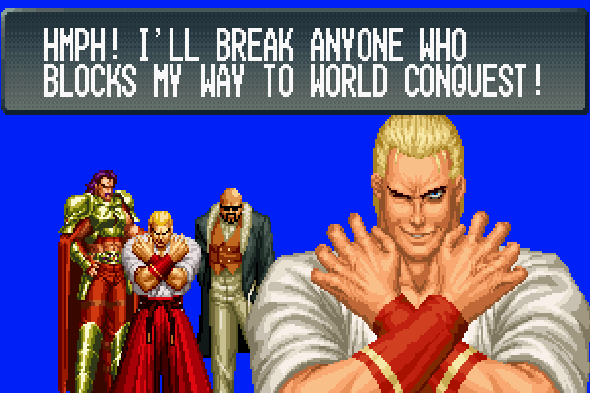 atari5200controller:  The King of Fighters’96, Boss team