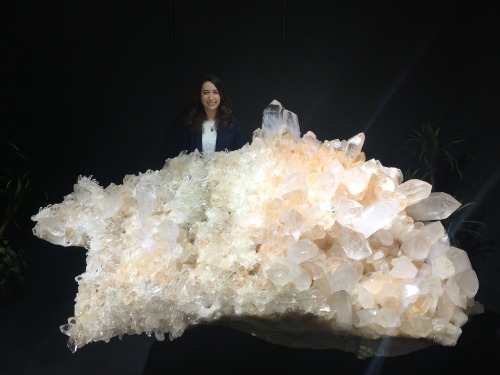Two very large quartz clusters. Currently exhibited at the Smithsonian Museum of Natural History. Co