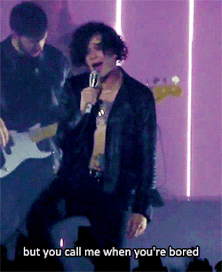the1975obsessed:  cobainshealy:  the sound // manchester, 13.03.2016 [+]   HOW DARE YOU