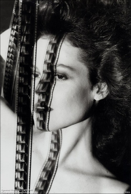 monkeysaysficus: Sigourney Weaver, photographed by Helmut Newton. Helmut was very good to Sigourney