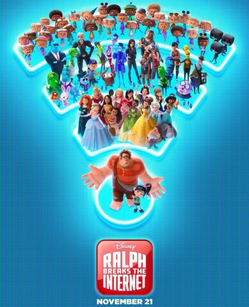 New poster for RALPH BREAKS THE INTERNET released. - LIKE AND TAG ALL YOUR FRIENDS. #disneyfilmfacts
