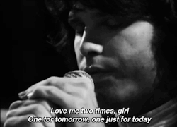 musicthatspeaks:  *Love me two times