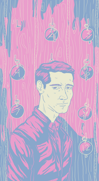 wafflability:  Did a pair of illustrations – Norman Bates and Marion Crane The true stars of Psycho were Anthony Perkins’ gazelle neck and Janet Leigh’s perpetually arched brow 