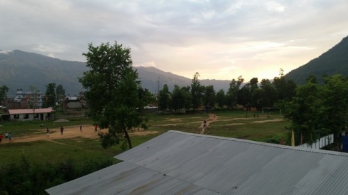 Nuwakot 2074/7/4 view from my room