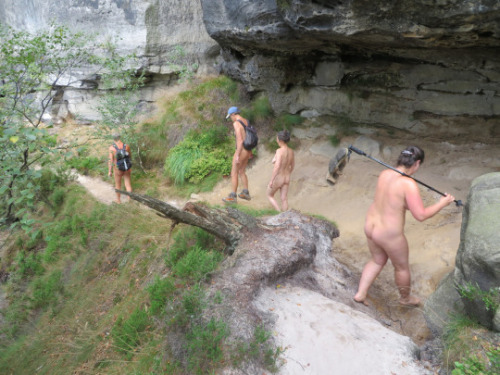 forrealnudistsnaturists:  Hiking - There porn pictures