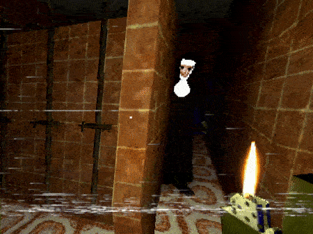 puppetcombo:  The Nun Massacre - My latest game release, and frankly the scariest game I’ve even made :).   Hide from the PSYCHOPATHIC nun at all costs! She hungers for BLOOD and you are the next course! A PS1 style stealth horror game  Get it now