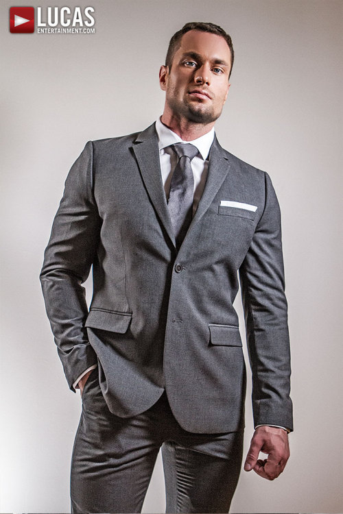 undiesnow:  rockharddicks1:   STAS LANDON’S PHYSIQUE HAS NEVER LOOKED BETTER Lucas Entertainment’s exclusive model and all-around Russian hunk Stas Landon is one of the stars of the upcoming “Gentlemen 18: Bred For Business” (he takes Sean Xavier’s