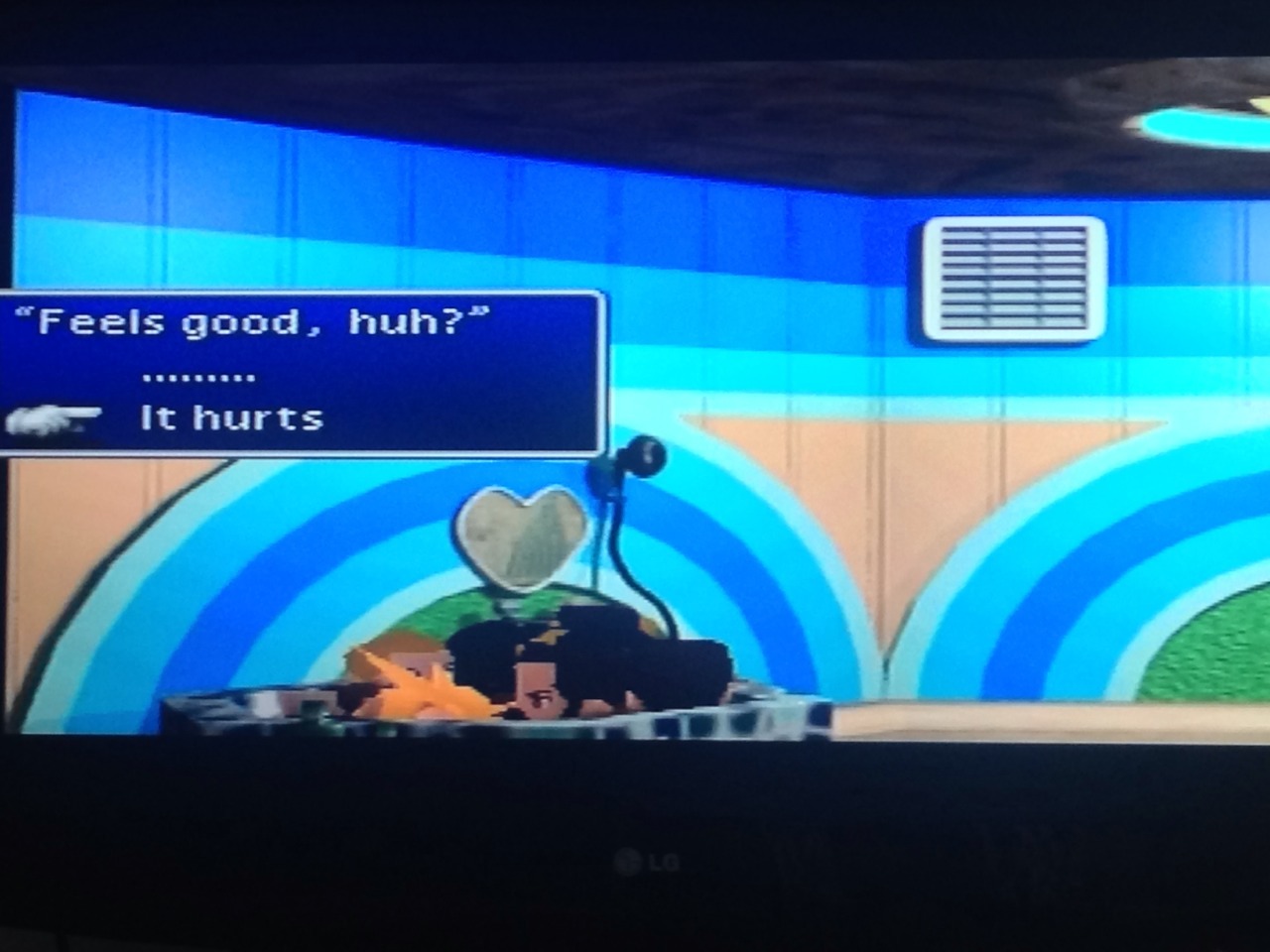mito-uzumakis:  Final Fantasy VII is a very serious and dark game 
