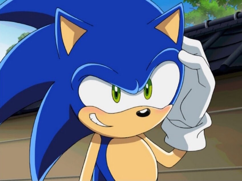 Sonic slaps Shadow (MEME)