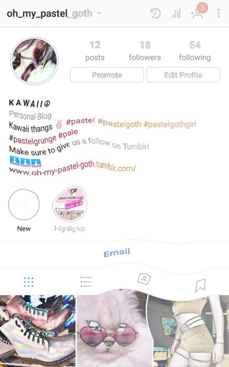 oh-my-pastel-goth: I remembered the login details to my insta so don’t forget to give me a follow ov