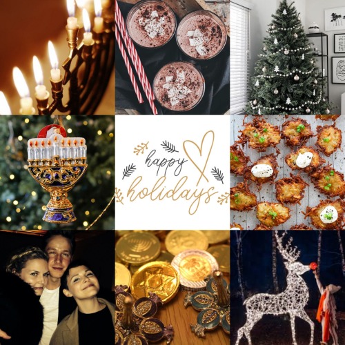 justanoutlawfic:  Snow grew up celebrating Hanukah, David’s family was all about Christmas. Em