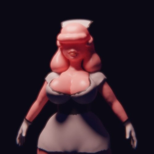 thelaw34:Nunu by @RururaidaQuick sculpt of a cute booble head nurse a núnu with ravu -cocoro-.