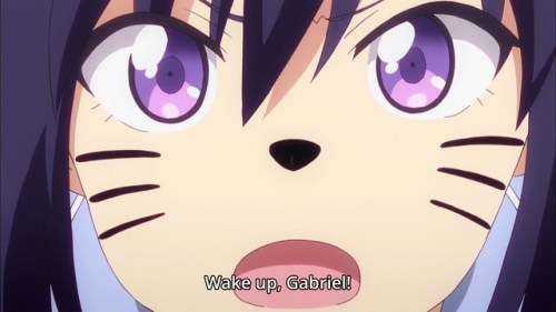 This episode from Gabriel Dropout was so cute today (7th episode).This is what happens when you are 