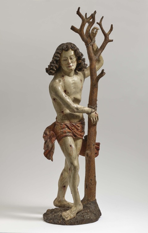 maertyrer:  Unknown ArtistSt. SebastianHardwood, old polychrome painting, H. 109 cm, Bavaria, c. 1510