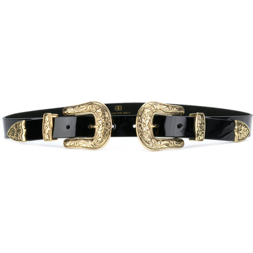 B-Low The Belt double Western buckle belt ❤ liked on Polyvore (see more b low the belt belts)