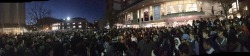 modern-age-fakirrr:The turnout for the vigil at University of North Carolina Chapel Hill.   What you see in the first picture is only a small amount of the people who showed up.   The vigil was preceded with Maghrib.