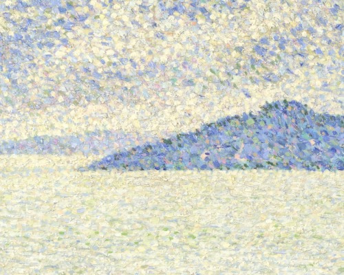 Details from Theo van Rysselberghe’s Coastal Scene (1892)