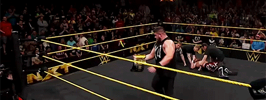 mith-gifs-wrestling:Like it doesn’t feel real until it hurts him.