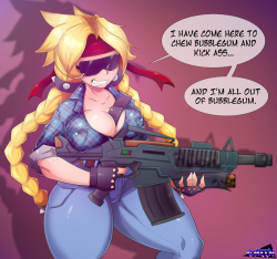 gmeen: Ace’s Goldie with her M22a2 as Roddy