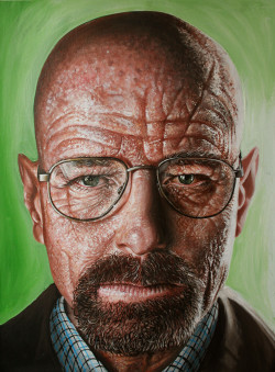 knowledgefordummies:  A really high-res painting of Walter White