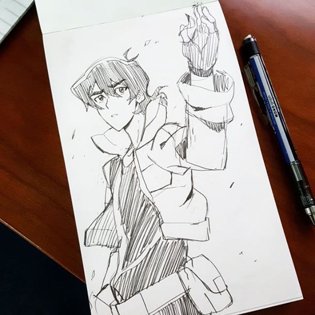 Voltron: Legendary Defender on Tumblr: Feels great to be able to post  drawings of voltron characters now! #keith #voltronlegendarydefender # voltron #art #drawing...