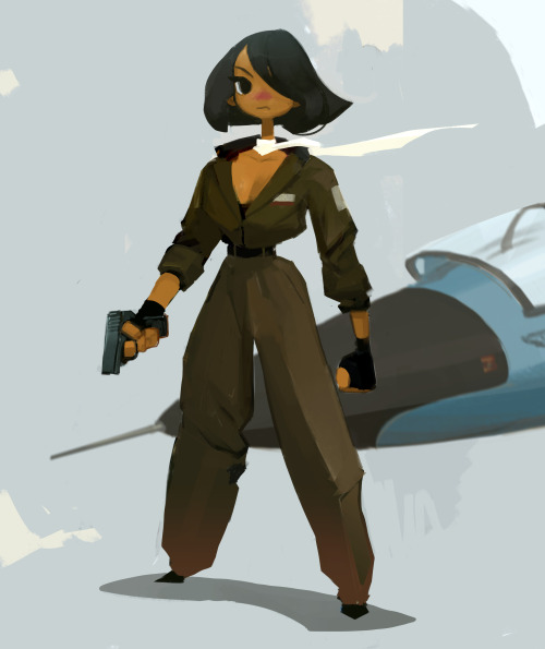 samuelyounart:  Aviator design for CDC group on Facebook