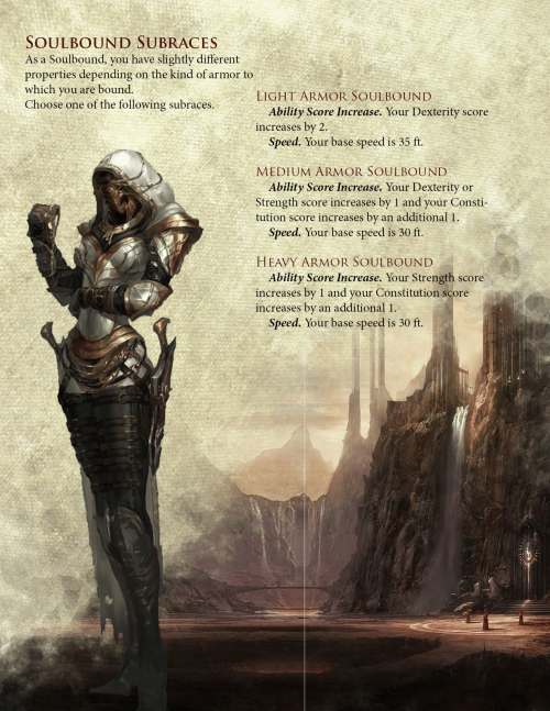 dnd-5e-homebrew: Soulbound Race by GreyPilgrim333