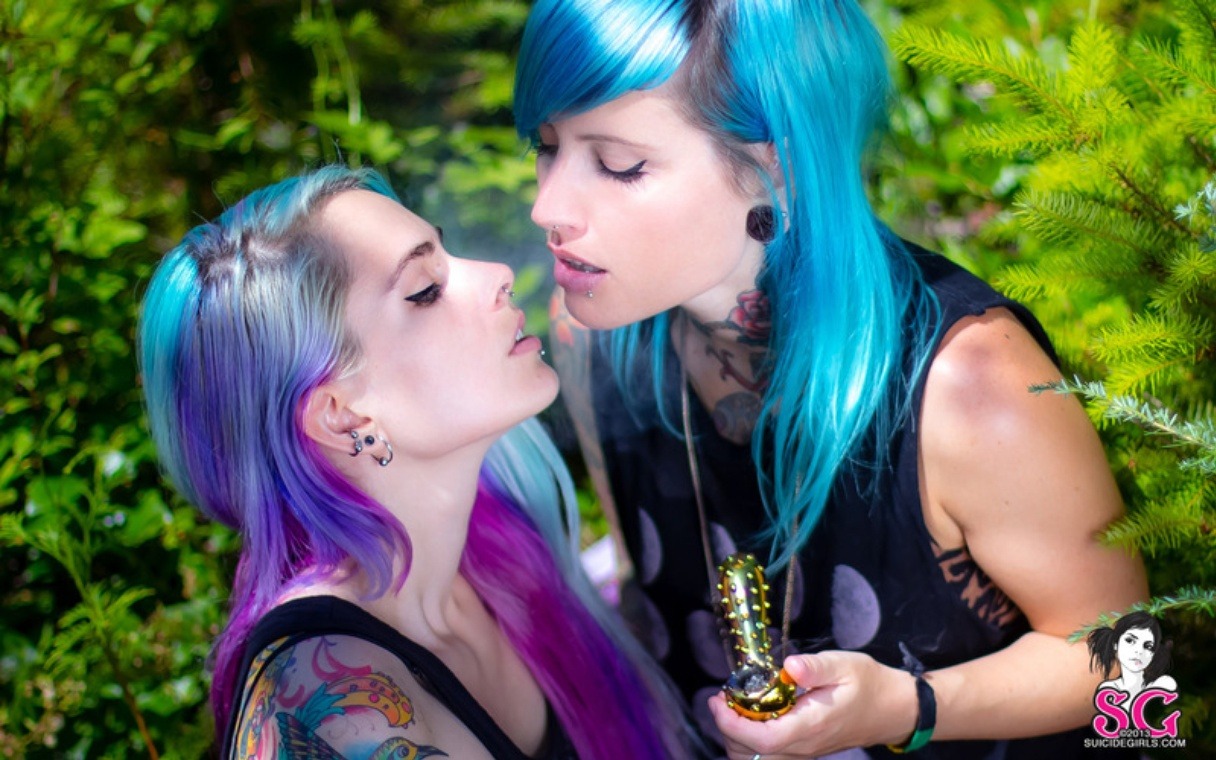 masturbatoryexpression:  Suicide Girls | Glitch + Ituit “Forest Frolics”