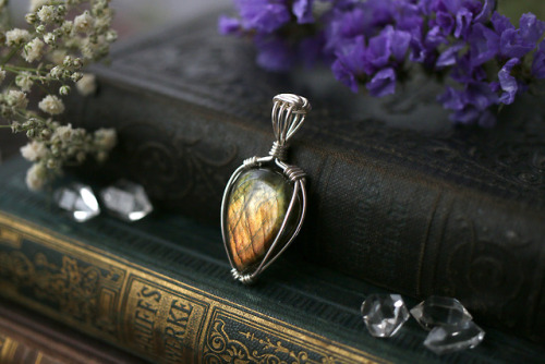 Beautiful labradorite pendants in sterling silver handmade by me.Available at my Etsy Shop - Sedna 9