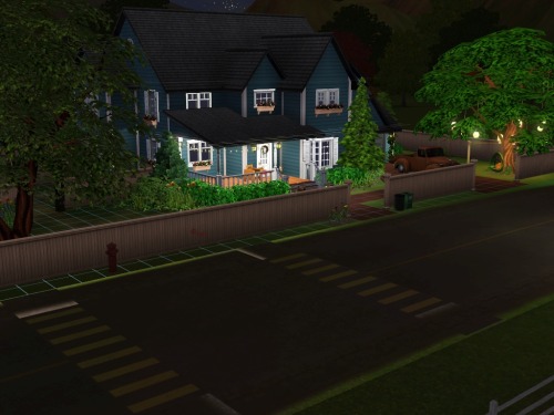 i built my first ever house in the sims 