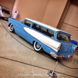 royboyprods:  This beautiful Edsel Wagon was finished just before the show. It has a gorgeous kustom interior by Fast AL’s Upholstery and some great pinstripjng. 