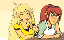 jo3mm:  Y: Hey Pyrrha, you wanna taste my