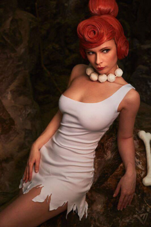 Porn photo Wilma Flintstone cosplay