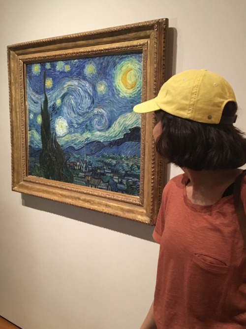aimlessdreamerpaints:hmm..today i causally went to go see my soulmate vangogh & his artworks at 