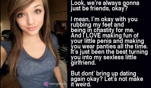 jailbaithumiliationcaps: #friendzone #chastity #sph #sissy