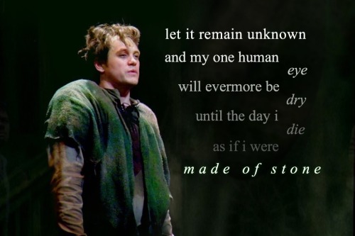 andymieintus:  you’re right, quasimodo, we’re only made of stone. we just thought that you were made of something stronger. 