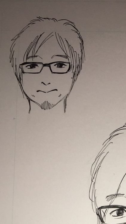 XXX fuku-shuu:  Isayama Hajime sketches portraits photo