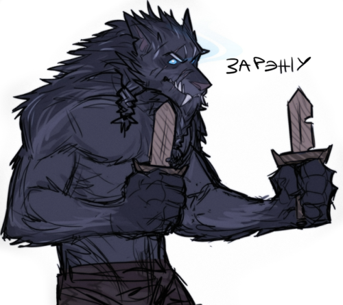 New worgen models made me draw my dk I forgot about