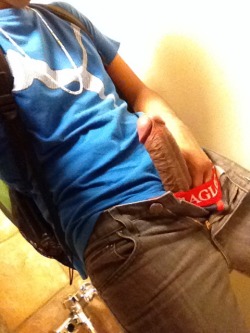 1-bw:  Jerking off in the bathroom at school…